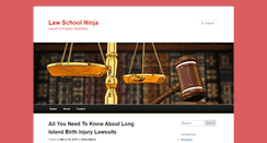 Desktop Screenshot of law-school-ninja.com